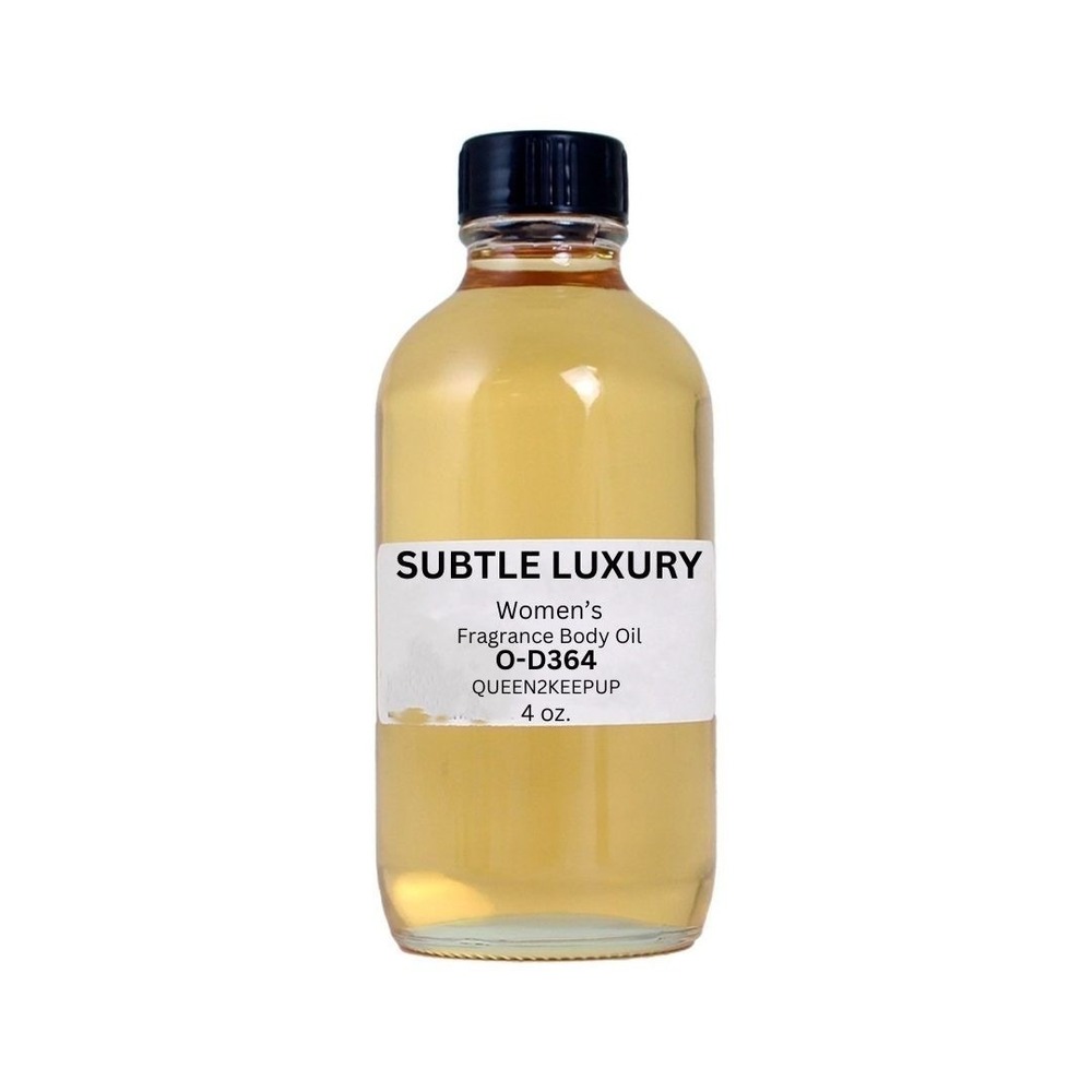 Subtle Luxury (Woman) Body Oil 4 oz Fragrance All Natural Scent